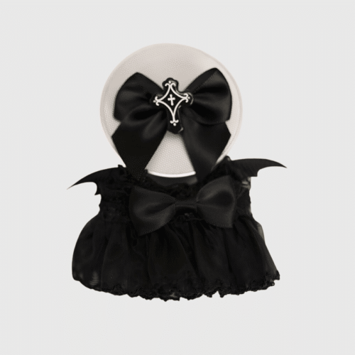 Robe Noire Élégante pour Peluche Labubu