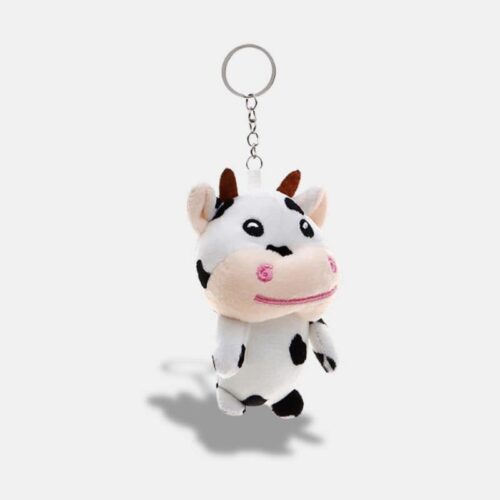 Peluche Mini Vache Porte-Clés