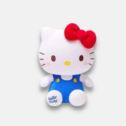 Peluche Hello Kitty Bleu Kawai