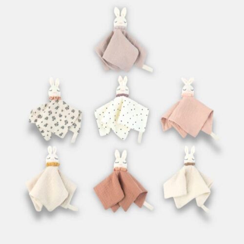 Doudou Lapin Mouchoir