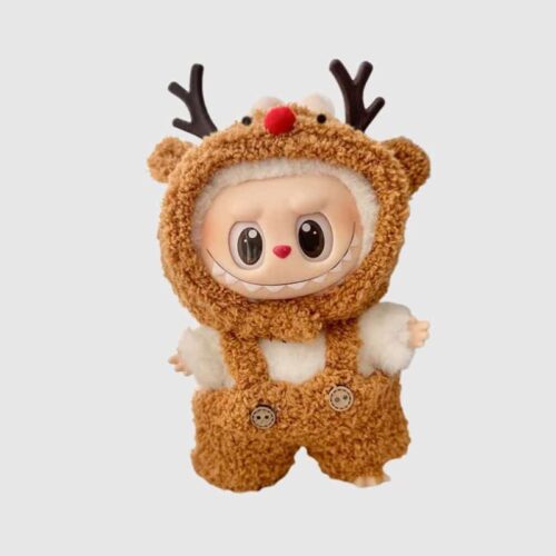 Déguisement Renne de Noël pour Peluche Labubu