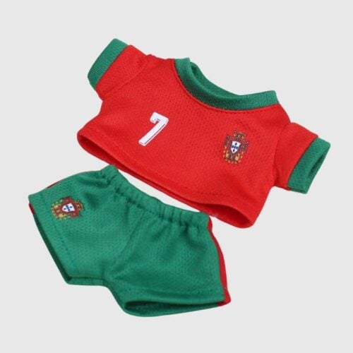 Tenue Football Portugal n°7 pour Labubu