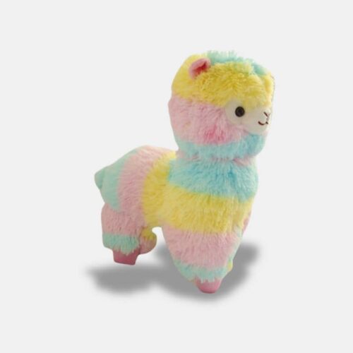 Peluche Alpaga Kawaii en Arc-en-Ciel