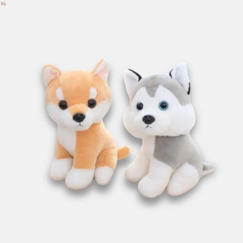Peluche Chien Husky Ultra-Doux
