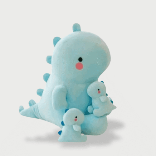 Doudou Dinosaure Bleu 3 Pièces