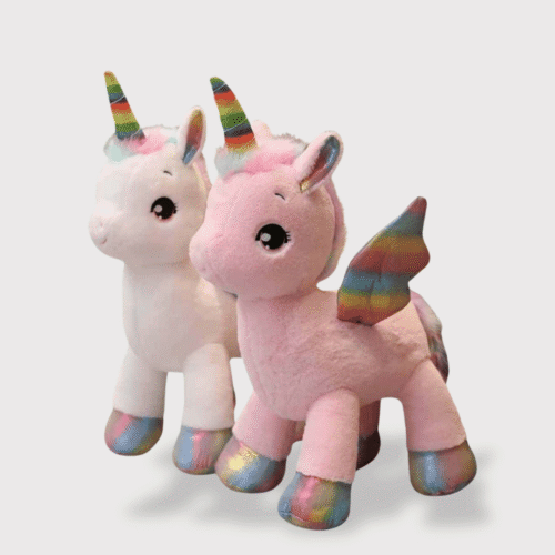 Doudou Licorne pour Fille 40 cm