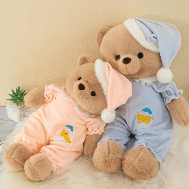 Peluche Ours Déguisé En Pyjama – Image 4