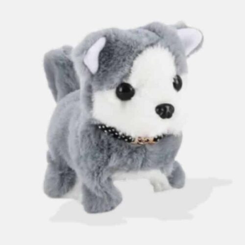 Peluche Musicale Chien Gris