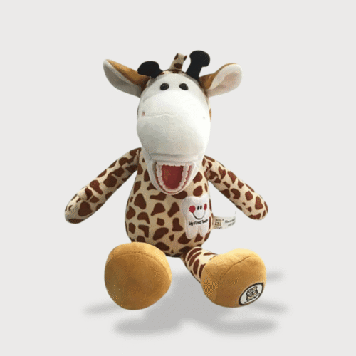 Doudou Girafe avec des Dents
