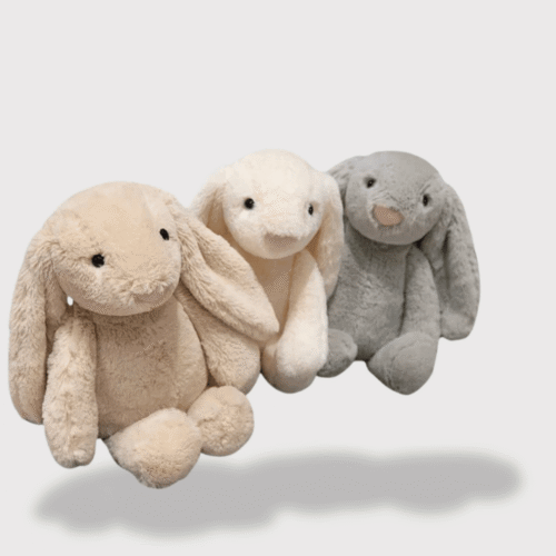 Doudou Bébé Lapin Doux 20 cm