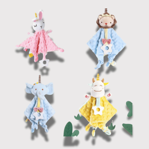 Doudou Lange Animaux Ultra-doux 32 cm