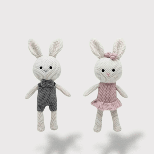 Doudou Crochet Petit Lapin 30 cm