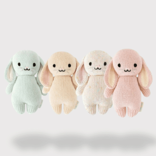 Doudou Crochet Lapin Doux pour Bébé