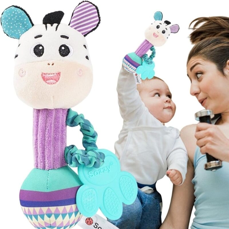 Peluche Musicale Hochet Zèbre – Image 4