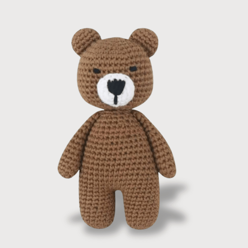 Doudou Crochet Ours Brun