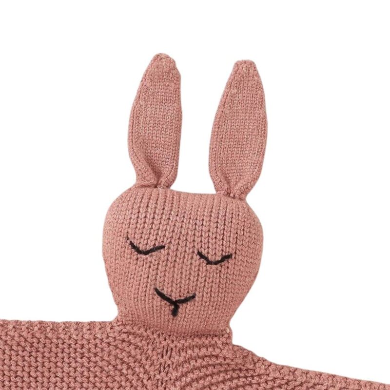 Doudou Plat Lapin en Crochet 23 cm – Image 2