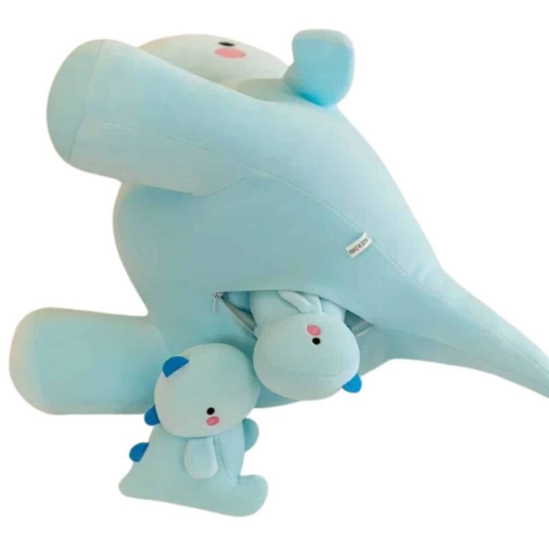 Doudou Dinosaure Bleu 3 Pièces – Image 3