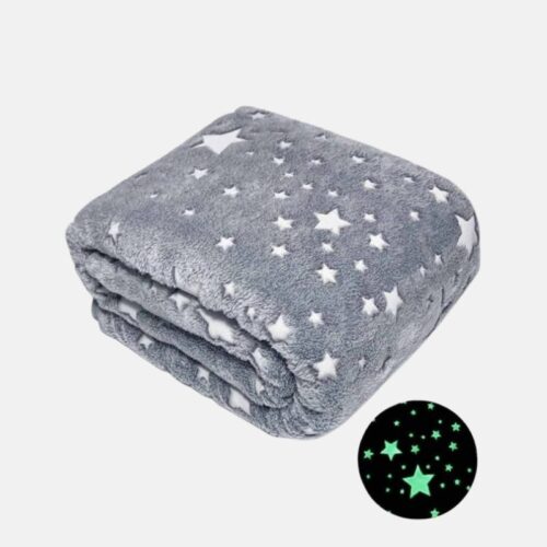 Plaid Lumineux avec Étoiles