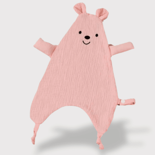 Doudou Plat Souris en Coton Doux 40 cm
