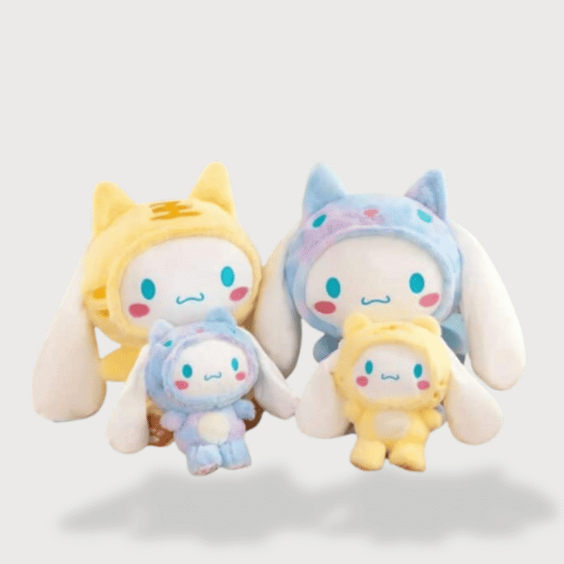 Doudou Peluche Cinnamoroll Déguisé en Chat