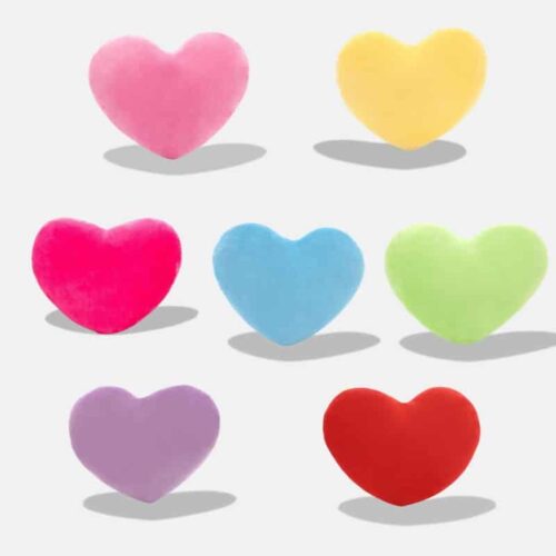 Peluche Saint-Valentin en Forme de Coeur