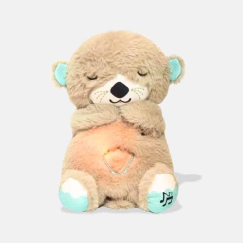 Doudou Loutre Bébé Marron Respire 30 cm