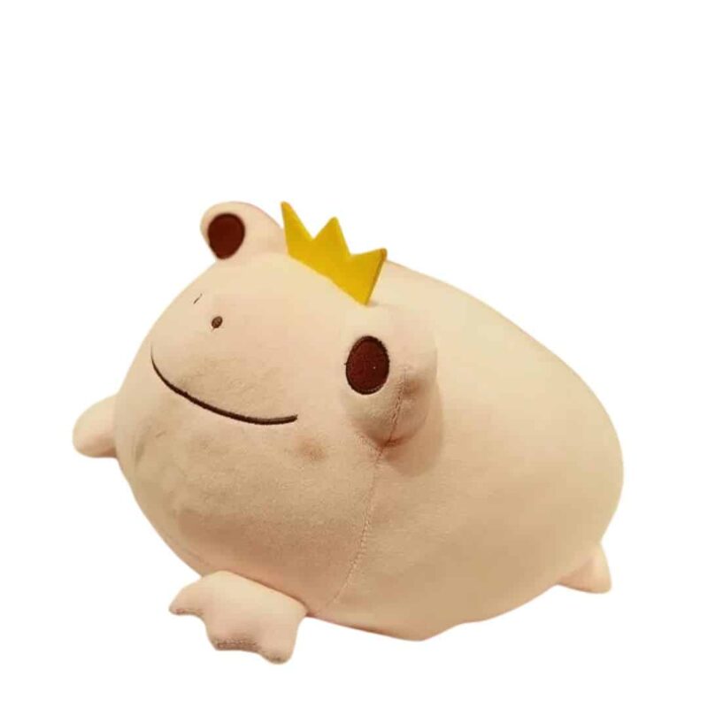 Doudou Grenouille Prince en Rose 35 cm – Image 2