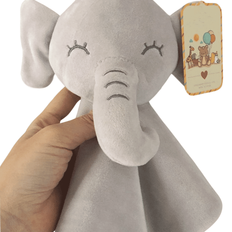 Doudou Eléphant Mouchoir – Image 2
