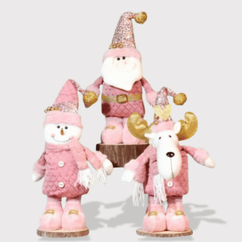 Doudou Rose de Noël