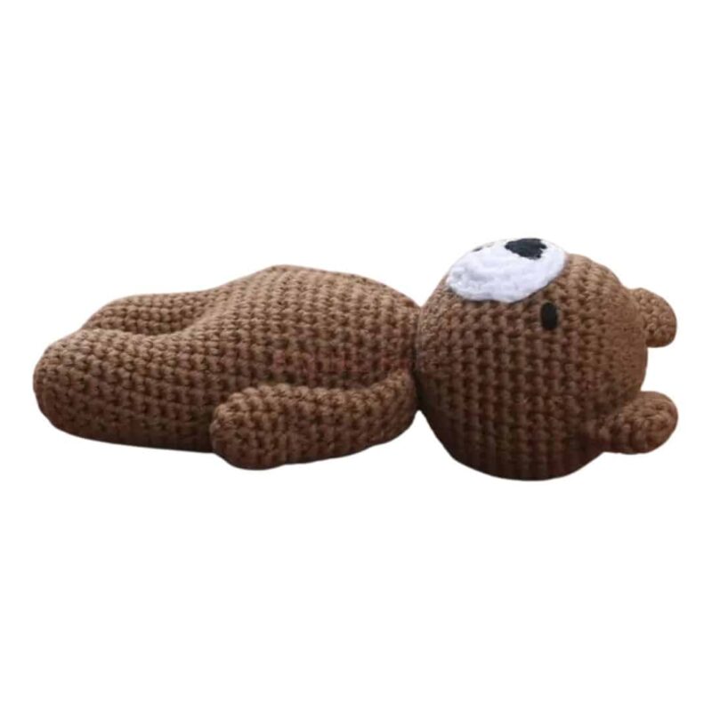 Doudou Crochet Ours Brun – Image 4