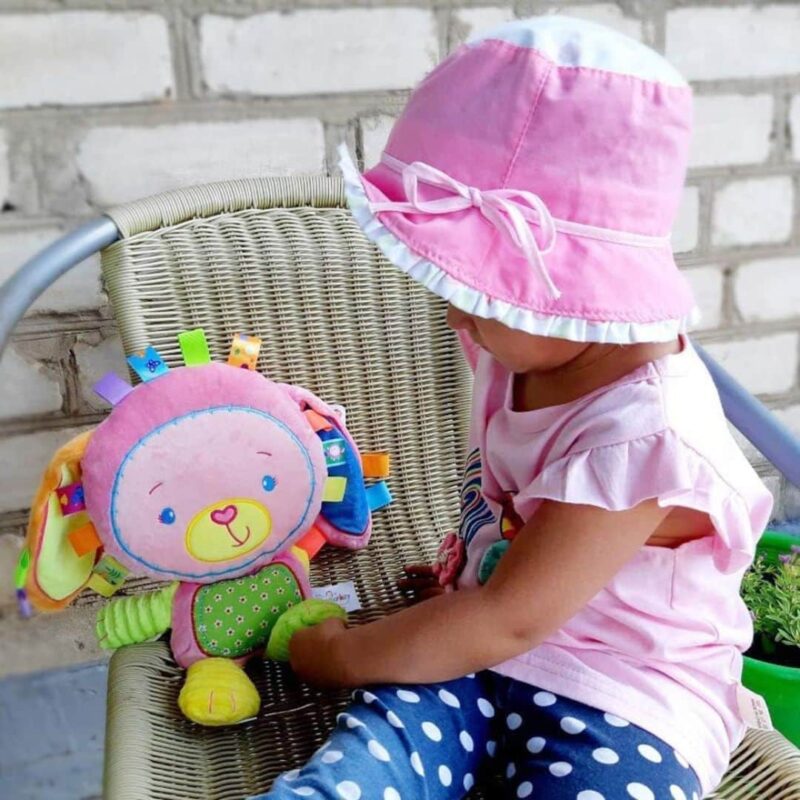 Doudou Musical Ours Déguisé en Lapin 33 cm – Image 4