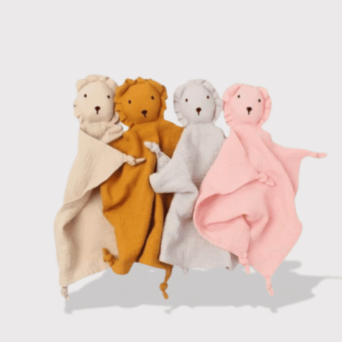 Doudou Lion Mouchoir 30 cm
