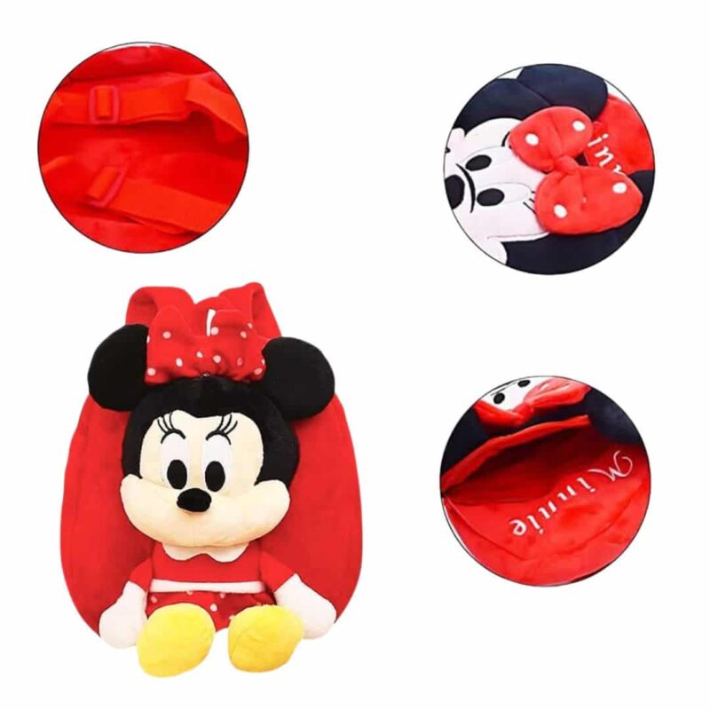 Doudou Minnie avec Sac à Dos – Image 2
