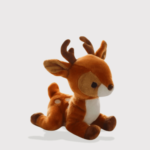 Doudou Biche Couché Pour Enfant