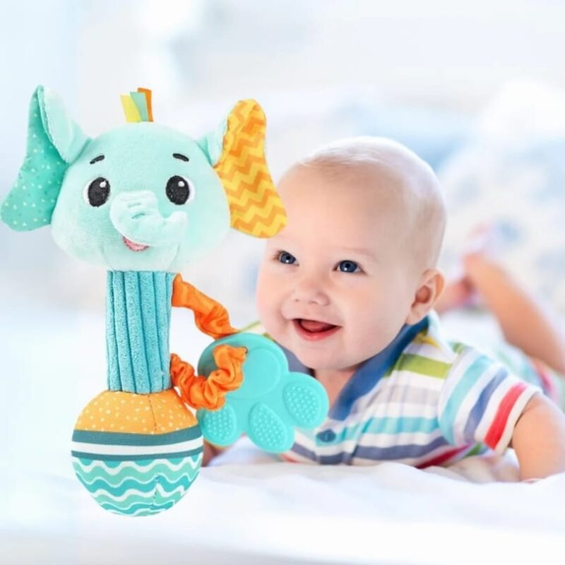 Peluche Musicale Hochet Eléphant – Image 8