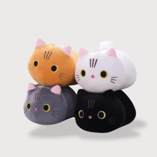 Doudou Chat Rond Unisexe de 25cm