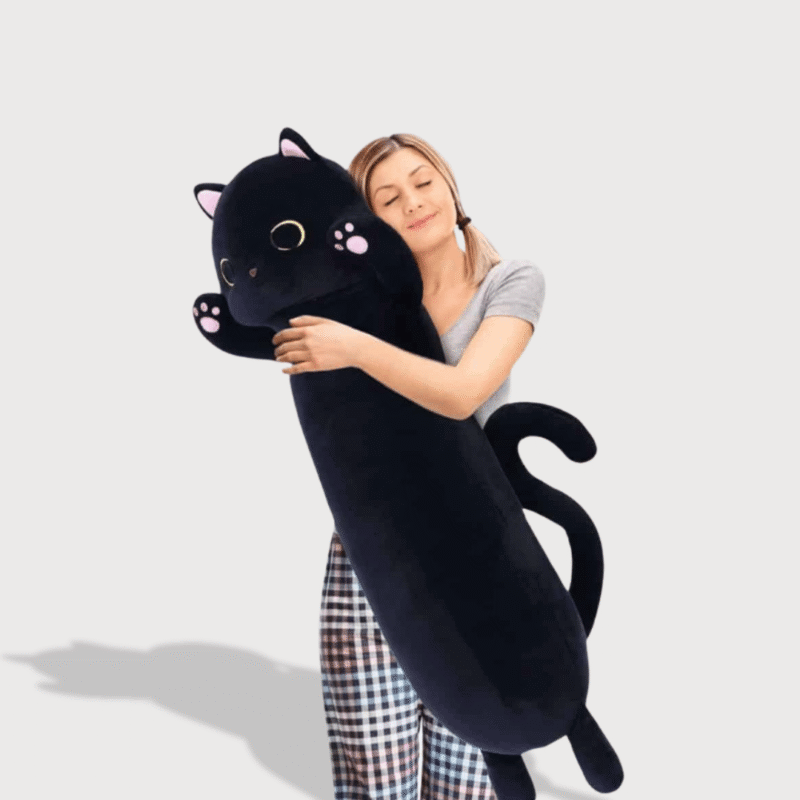 Doudou Chat Noir Géant