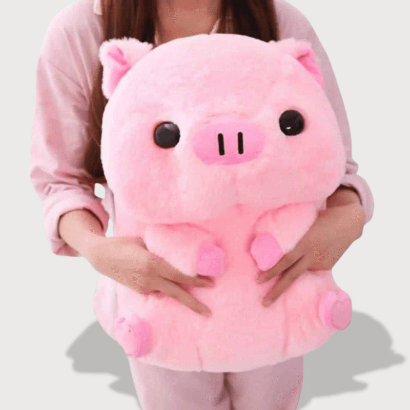 Doudou Cochon Rose Kawaii