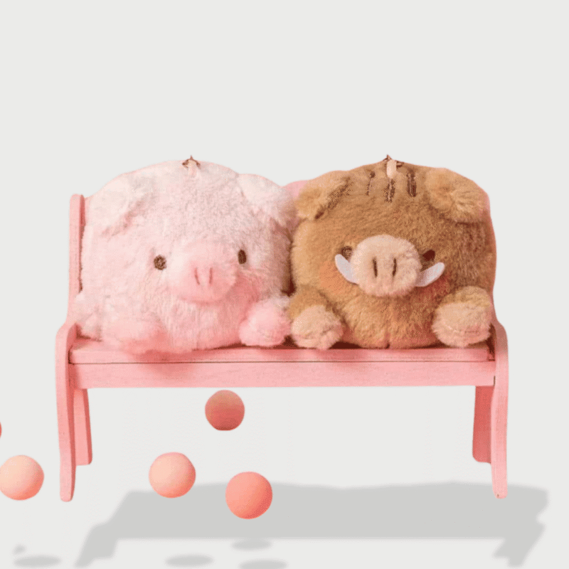 Doudou Cochon Kawaii Mini