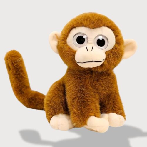 Peluche Singe aux Grands Yeux