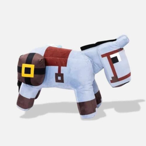 Peluche Minecraft Cheval Bleu