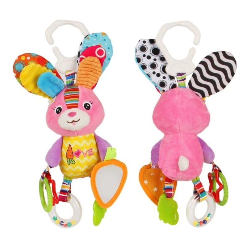 Peluche Musicale Clochette Lapin Souriant – Image 4