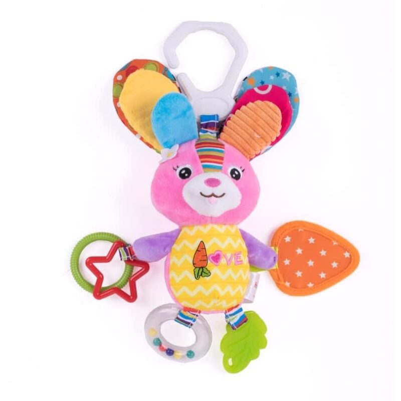 Peluche Musicale Clochette Lapin Souriant – Image 2