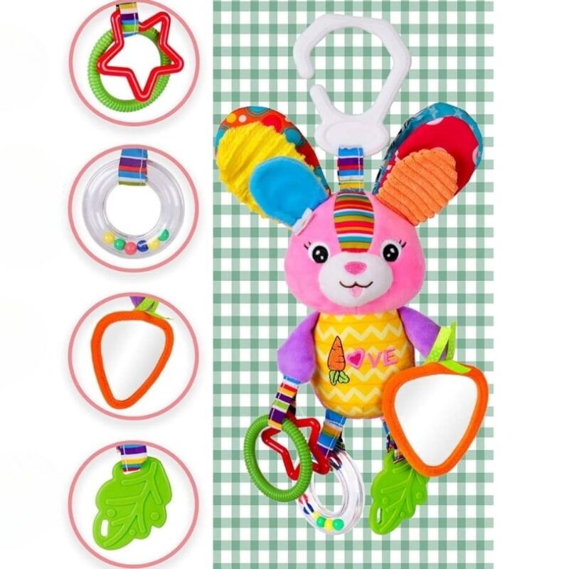 Peluche Musicale Clochette Lapin Souriant – Image 7