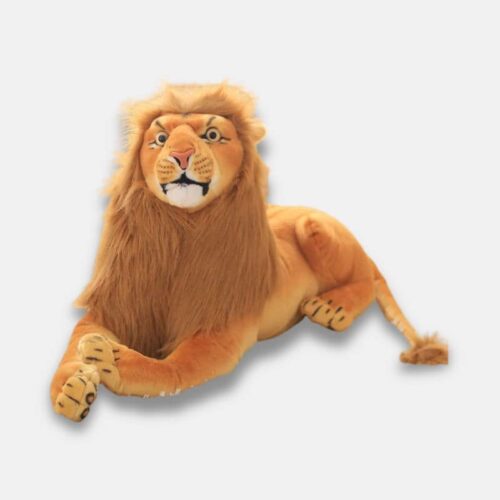 Peluche Lion Allongé Douce