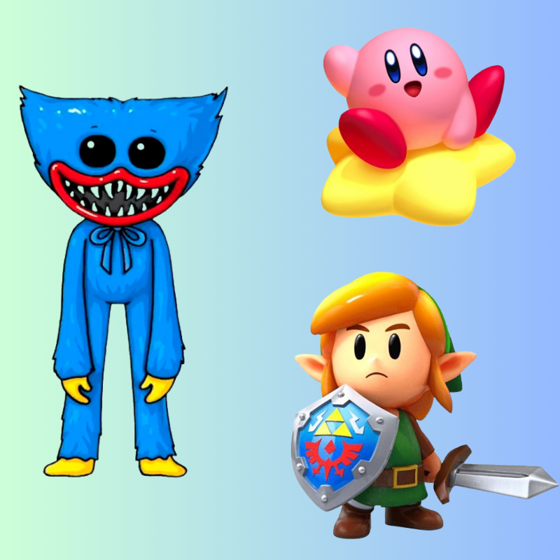 peluche jeux vidéo